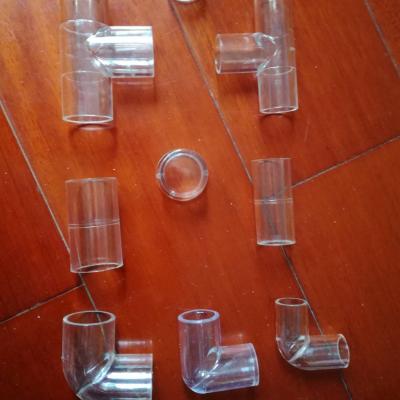 Transparent pipe fittings